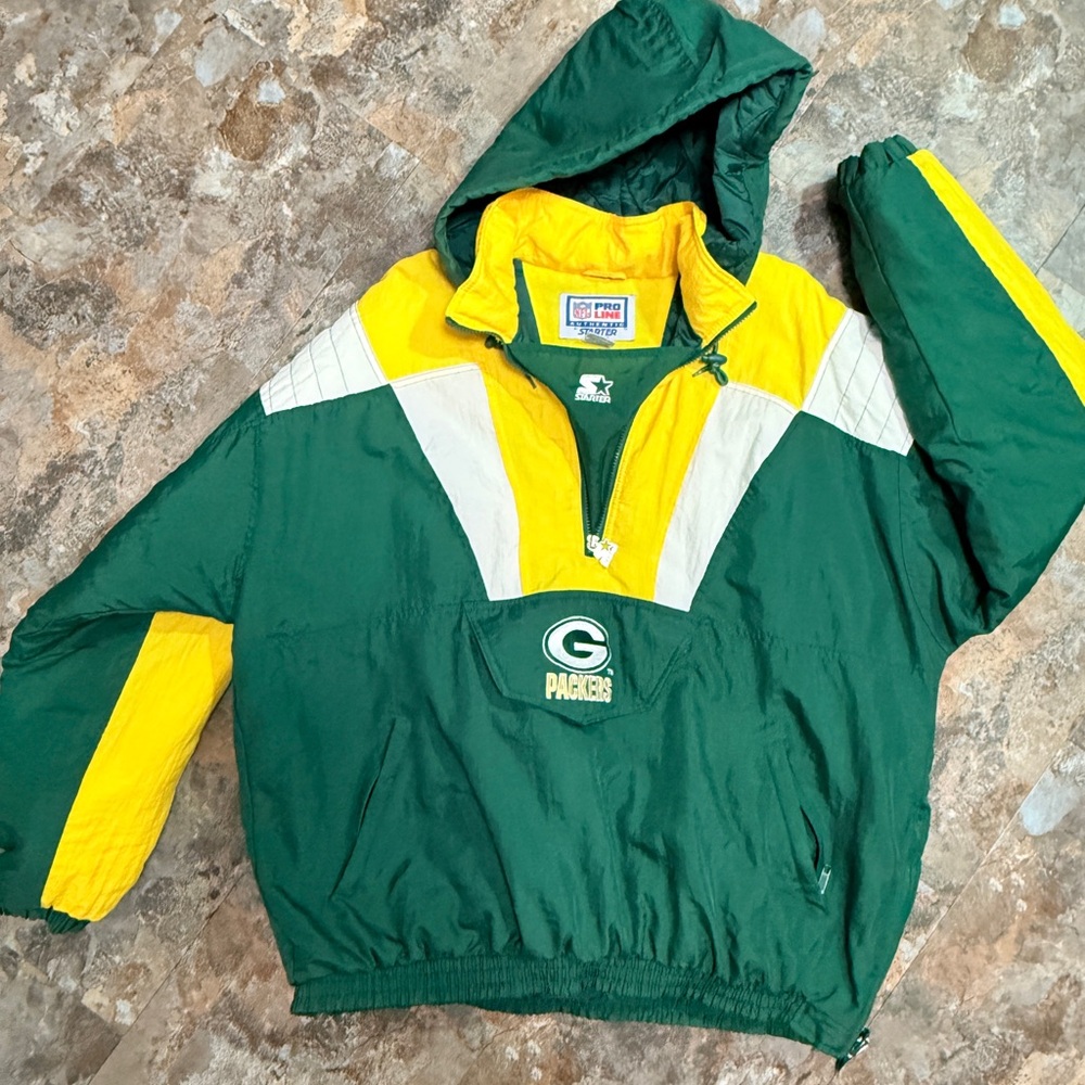 STARTER vintage Green Bay puffer jacket XXL